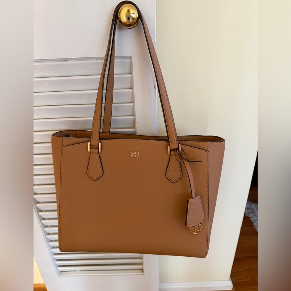 Tory Burch Dark Beige Handbag NWOT
